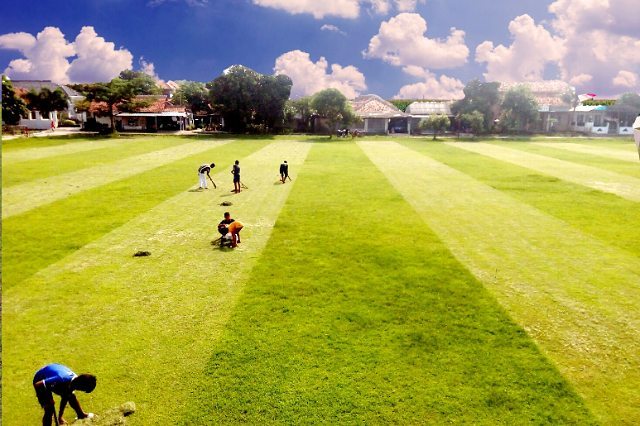 Inilah Lapangan Sepakbola Desa Style Eropa di Jamblang Kabupaten Cirebon